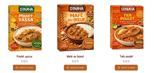 Choisissez vos plats